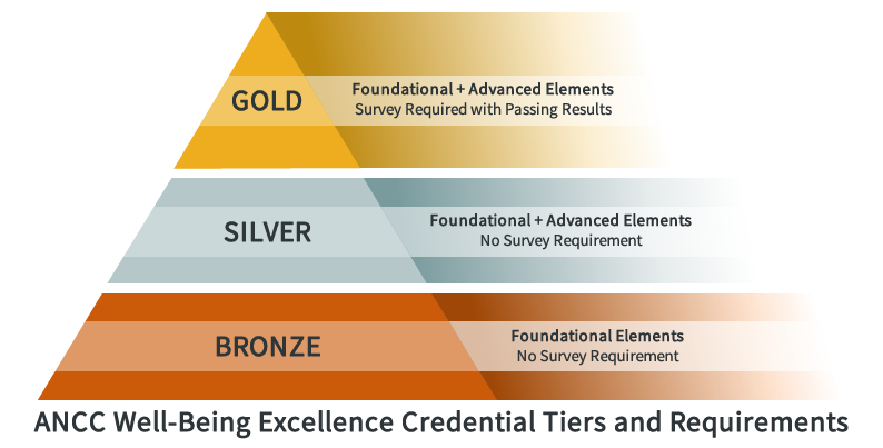 Well-Being Excellence Credential Tiers and Requirements